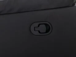 Canapé 2 Places Relax En Microfibre Et Simili Gris Et Noir BRODY -Accueil-Canapé canape 10678277