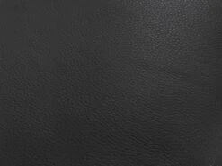 Canapé 2 Places En Cuir De Vachette Noir AZIDEE II -Accueil-Canapé canape 11161187