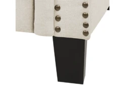 Canapé 3 Places En Tissu Beige Avec Pieds Droits CHESTERFIELD -Accueil-Canapé canape 11783431