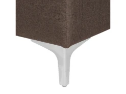 Canapé Angle Droite Convertible En Tissu Marron Foncé 4 Places Avec Pouf ABERDEEN 21 Canapé Angle Droite Convertible En Tissu Marron Foncé 4 Places Avec Pouf ABERDEEN -Accueil-Canapé canape 11815731