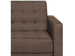 Canapé Convertible 3 Places En Tissu Marron Foncé ABERDEEN 18 Canapé Convertible 3 Places En Tissu Marron Foncé ABERDEEN -Accueil-Canapé canape 11921839