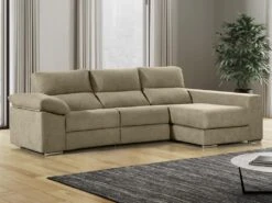 Canapé D'angle Droit Relax électrique Avec Têtières En Tissu Beige DIDIUS 11 Canapé D'angle Droit Relax électrique Avec Têtières En Tissu Beige DIDIUS -Accueil-Canapé canape 11942105