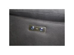 Canapé Relaxation 2 Places Motorisé En Tissu Gris Anthracite - CLARA -Accueil-Canapé canape 12282001