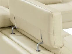 Canapé D'angle Droit Relax électrique En Cuir De Vachette Beige PUNO II 24 Canapé D'angle Droit Relax électrique En Cuir De Vachette Beige PUNO II -Accueil-Canapé canape 12292651