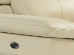 Canapé D'angle Droit Relax électrique En Cuir De Vachette Beige PUNO II 23 Canapé D'angle Droit Relax électrique En Cuir De Vachette Beige PUNO II -Accueil-Canapé canape 12292657