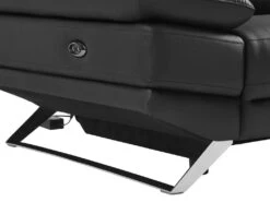 Canapé D'angle Droit Relax électrique En Cuir De Vachette Noir PUNO II 23 Canapé D'angle Droit Relax électrique En Cuir De Vachette Noir PUNO II -Accueil-Canapé canape 12292673