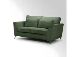 Canapé 2 Places Isla Velours Côtelé Fjord Vert - Olive -Accueil-Canapé canape 12300501