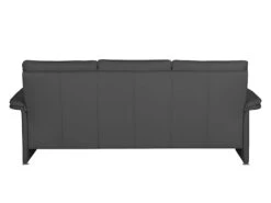 Canapé 3 Places En 100% Tout Cuir Italien Vachette COMO, Noir -Accueil-Canapé canape 12304843