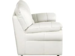 Canapé 2 Places En 100% Tout Cuir Italien Vachette OSATIS, Couleur Ivoire -Accueil-Canapé canape 12326139