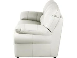 Canapé 3 Places En 100% Tout Cuir Italien Vachette OSATIS, Couleur Ivoire -Accueil-Canapé canape 12326411