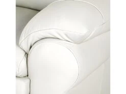 Canapé 3 Places En 100% Tout Cuir Italien Vachette OSATIS, Couleur Ivoire -Accueil-Canapé canape 12326415