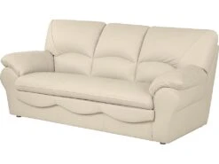 Canapé 3 Places En 100% Tout Cuir Italien Vachette OSATIS, Couleur Beige 10 Canapé 3 Places En 100% Tout Cuir Italien Vachette OSATIS, Couleur Beige -Accueil-Canapé canape 12328307