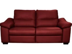 Canapé 2 Places En 100% Tout Cuir épais Italien Vachette HAMBOURG, Couleur Rouge Foncé 11 Canapé 2 Places En 100% Tout Cuir épais Italien Vachette HAMBOURG, Couleur Rouge Foncé -Accueil-Canapé canape 12328335