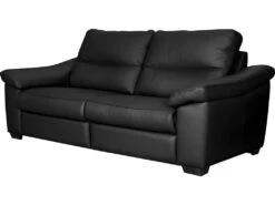 Canapé 3 Places En 100% Tout Cuir épais Italien Vachette HAMBOURG, Couleur Noir 10 Canapé 3 Places En 100% Tout Cuir épais Italien Vachette HAMBOURG, Couleur Noir -Accueil-Canapé canape 12328341