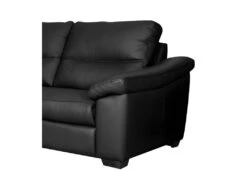 Canapé 3 Places En 100% Tout Cuir épais Italien Vachette HAMBOURG, Couleur Noir 11 Canapé 3 Places En 100% Tout Cuir épais Italien Vachette HAMBOURG, Couleur Noir -Accueil-Canapé canape 12328343