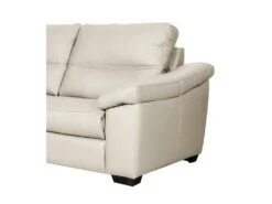 Canapé 2 Places En 100% Tout Cuir épais Italien Vachette HAMBOURG, Couleur Ivoire -Accueil-Canapé canape 12328353