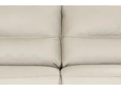 Canapé 2 Places En 100% Tout Cuir épais Italien Vachette HAMBOURG, Couleur Ivoire -Accueil-Canapé canape 12328355