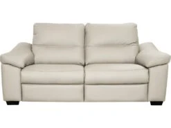 Canapé 2 Places En 100% Tout Cuir épais Italien Vachette HAMBOURG, Couleur Ivoire -Accueil-Canapé canape 12328359