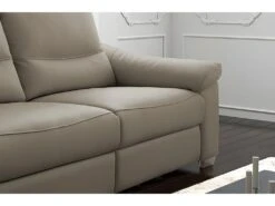 Canapé 2 Places En 100% Tout Cuir épais Italien Vachette HAMBOURG, Couleur Taupe 10 Canapé 2 Places En 100% Tout Cuir épais Italien Vachette HAMBOURG, Couleur Taupe -Accueil-Canapé canape 12328415