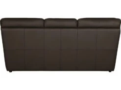 Canapé 3 Places En 100% Tout Cuir Italien Vachette OSATIS, Couleur Chocolat -Accueil-Canapé canape 12328451