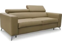 Canapé 3 Places Convertible En Cuir Italien De Luxe MOVIDA, Beige 9 Canapé 3 Places Convertible En Cuir Italien De Luxe MOVIDA, Beige -Accueil-Canapé canape 12328661