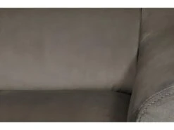 Canapé D'angle Convertible En Tissu Velours Luxe 5 Places, ASTERIA Taupe, Angle Gauche -Accueil-Canapé canape 12331867