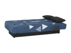 Banquette Clic Clac 3 Places - Tissu Bikini Bleu - Style Contemporain - L 190 X P 92 Cm - DREAM -Accueil-Canapé canape 12396083