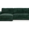 Canapé D'angle à Gauche Convertible 3 Places Avec Coffre En Velours Côtelé Vert Foncé - Arty 1 Canapé D'angle à Gauche Convertible 3 Places Avec Coffre En Velours Côtelé Vert Foncé - Arty -Accueil-Canapé canape 12407409