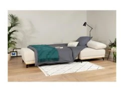 Canape Dangle Convertible Droit 4 Places - Tissu Campsay Beige - L 283 X P 164 X H 73 Cm - MINIMAX -Accueil-Canapé canape 12408497