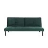 LYNN Banquette Clic Clac 3 Places - Tissu Vert - L 190 X P 92 X H 87 Cm -Accueil-Canapé canape 12461939