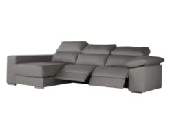 Canapé D'angle Gauche Relax électrique Avec Têtières En Tissu Gris DIDIUS 10 Canapé D'angle Gauche Relax électrique Avec Têtières En Tissu Gris DIDIUS -Accueil-Canapé canape 12474705