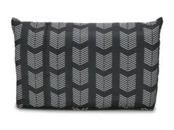 Banquette BZ - Tissu Chevrons A111 - Couchage 138 X 188 X 12 Cm - Blanc Et Noir -Accueil-Canapé canape 12497593