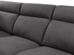 Canapé D'angle Gauche En Tissu Bicolore Anthracite Et Gris Clair YOLANDA -Accueil-Canapé canape 12565997