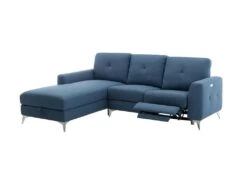 Canape Dangle Gauche Avec 1 Place Relax Electrique + Coffre - Tissu Bleu - L 260 X P 51 X H 90 Cm - FRANKLIN 9 Canape Dangle Gauche Avec 1 Place Relax Electrique + Coffre - Tissu Bleu - L 260 X P 51 X H 90 Cm - FRANKLIN -Accueil-Canapé canape 12579457
