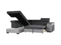 ARMSTRONG Canape Dangle Gauche Convertible + Coffre 5 Places - Tissu Gris Clair Et Gris Fonce -L 271 X P 220 X H 77 Cm 9 ARMSTRONG Canape Dangle Gauche Convertible + Coffre 5 Places - Tissu Gris Clair Et Gris Fonce -L 271 X P 220 X H 77 Cm -Accueil-Canapé canape 12611757