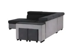 ARMSTRONG Canape Dangle Gauche Convertible + Coffre 5 Places - Tissu Gris Clair Et Gris Fonce -L 271 X P 220 X H 77 Cm 11 ARMSTRONG Canape Dangle Gauche Convertible + Coffre 5 Places - Tissu Gris Clair Et Gris Fonce -L 271 X P 220 X H 77 Cm -Accueil-Canapé canape 12611761