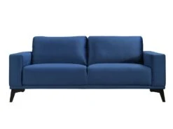 Canapé 3 Places En Velours Bleu Roi AZILIS -Accueil-Canapé canape 12616787