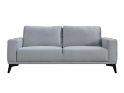 Canapés 3 Places Et 2 Places En Velours Gris Clair AZILIS -Accueil-Canapé canape 12654333