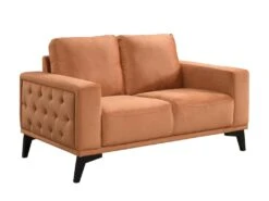 Canapés 3 Places Et 2 Places En Velours Terracotta AZILIS -Accueil-Canapé canape 12654363