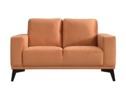 Canapés 3 Places Et 2 Places En Velours Terracotta AZILIS -Accueil-Canapé canape 12654365