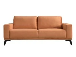 Canapés 3 Places Et 2 Places En Velours Terracotta AZILIS -Accueil-Canapé canape 12654367