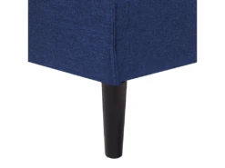 Canapé Convertible 3 Places En Tissu Bleu Marine VISBY -Accueil-Canapé canape 12692581