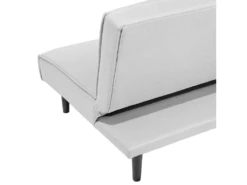 Canapé Convertible 3 Places En Tissu Gris Clair VISBY -Accueil-Canapé canape 12692599