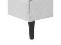 Canapé Convertible 3 Places En Tissu Gris Clair VISBY -Accueil-Canapé canape 12692601