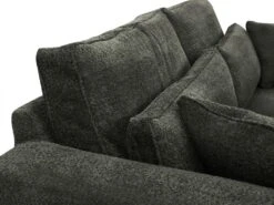 Canapé 3 Places En Tissu Bouclette Gris Anthracite MONDOVI 11 Canapé 3 Places En Tissu Bouclette Gris Anthracite MONDOVI -Accueil-Canapé canape 12697851