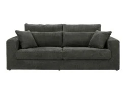 Canapé 3 Places En Tissu Bouclette Gris Anthracite MONDOVI 9 Canapé 3 Places En Tissu Bouclette Gris Anthracite MONDOVI -Accueil-Canapé canape 12697859