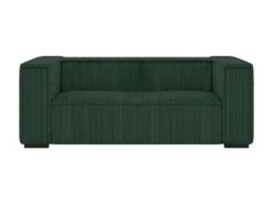 Canapé 3 Places En Velours Côtelé Vert Sapin URBINA -Accueil-Canapé canape 12929123
