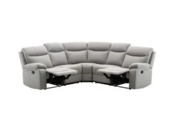Canape Dangle Dont 2 Places Relax Manuel - Tissu Gris - Classique - L 230 X P 230 X H 100 Cm - HARVEY -Accueil-Canapé canape 12968317