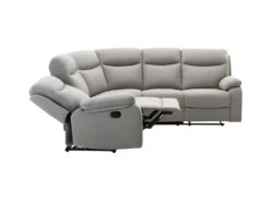 Canape Dangle Dont 2 Places Relax Manuel - Tissu Gris - Classique - L 230 X P 230 X H 100 Cm - HARVEY -Accueil-Canapé canape 12968319