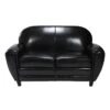 Canapé Club 2 Places Noir -Accueil-Canapé canape 12998307